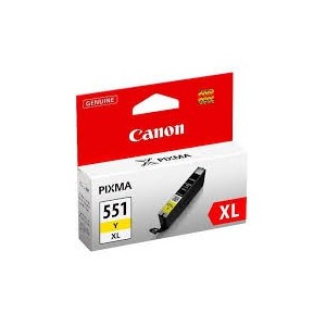 Cartucho ORIGINAL CANON CLI 551XL AMARILLO para impresoras PIXMA iP7250 / MG5450 / MG6350 PARA LA IMPRESORA Canon Pixma MG7550 Tinteiros