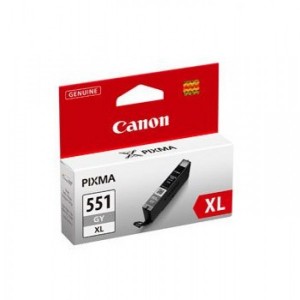 Cartucho ORIGINAL CANON CLI 551XL GRIS para impresoras PIXMA iP7250 / MG5450 / MG6350 PERTENENCIENTE A LA REFERENCIA Canon PGI550 / CLI551 / PGI550XL / CLI551XL Tinteiros