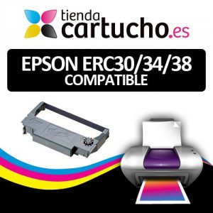 Cinta EPSON ERC30/34/38 NEGRO PARA LA IMPRESORA TTR EPSON