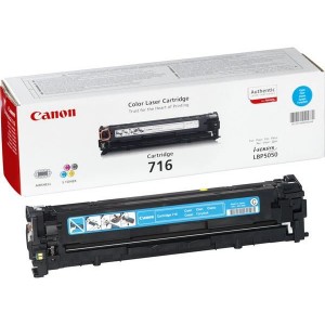 Canon 716C toner cian original, referencia Canon 1979B002AA PARA LA IMPRESORA Canon I-Sensys LBP 5050 Toner