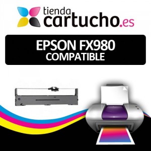 Cinta EPSON FX 980 NEGRO PARA LA IMPRESORA TTR EPSON