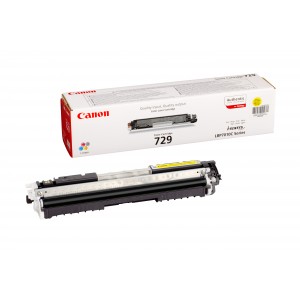 Canon 729Y toner amarillo original, referencia Canon 4367B002AA PARA LA IMPRESORA Canon I-Sensys LBP 7018C Toner