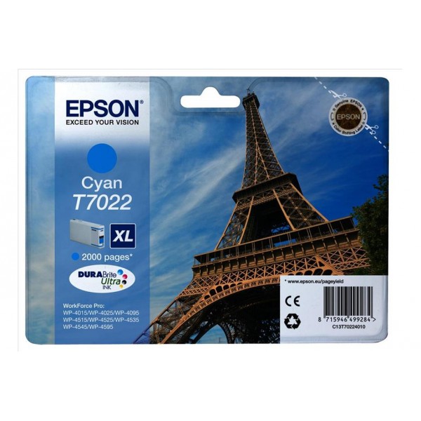 EPSON ORIGINAL T7022 CIANO EPSON ORIGINAL T7022 CIANO