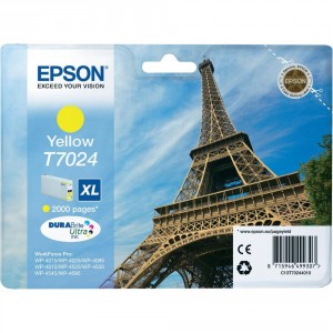 EPSON ORIGINAL T7024 AMARILLO PERTENENCIENTE A LA REFERENCIA Epson T7011/7021 Tinteiros