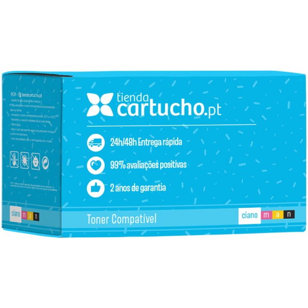 Toner HP Nº 655A 656X 657X Ciano Compativel CF451A/CF461X/CF471X Toner HP Nº 655A 656X 657X Ciano Compativel CF451A/CF461X/CF471X