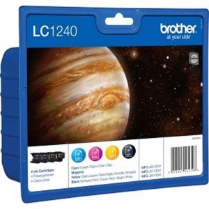 Brother LC-1240 Rainbow pack (4 colores) cartucho de tinta original. PERTENENCIENTE A LA REFERENCIA Brother LC-1240 Tinteiros