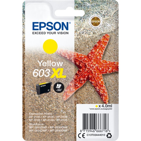 Epson 603XL Amarelo Original Epson 603XL Amarelo Original