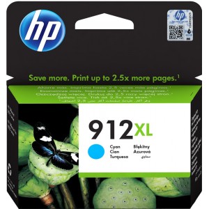 HP 912XL Ciano Original PARA LA IMPRESORA Tinteiros HP OfficeJet Pro 8012