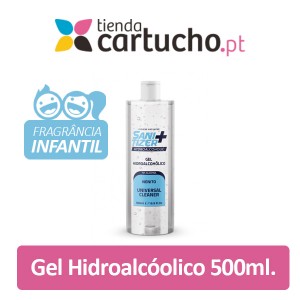 Gel Hidroalcoholico Liquido 500ml - Fragancia Infantil - Sanitizer Plus  PARA LA IMPRESORA Higiene Covid