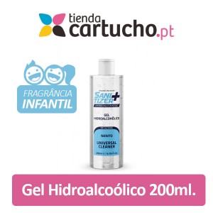 Gel Hidroalcoholico Liquido 200ml - Fragancia Infantil - Sanitizer Plus  PARA LA IMPRESORA Geles