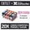 Outlet - Pack 20 Tinteiros Compativels Canon Pgi525 / Cli526 Sin Caja