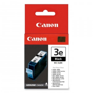 Canon BCI-3BK negro cartucho de tinta original. PARA LA IMPRESORA Canon BJC-6200 Tinteiros