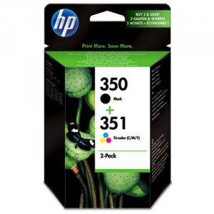 Cartucho ORIGINAL HP 350 / 351 Pack NEGRO Y TRICOLOR PARA LA IMPRESORA HP Photosmart C4280 Tinteiros