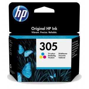 Hp 305xl Preto Tinta Original PARA LA IMPRESORA Tinteiros HP Deskjet Plus 4130