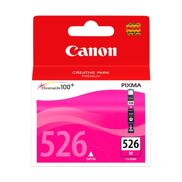 Canon CLI-526M magenta tinteiro original. Canon CLI-526M magenta tinteiro original.