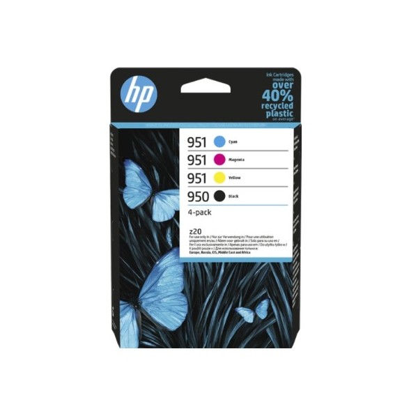 Hp 950 + 951 Pack De 4 Tinteiros De Tinta Originales Hp 950 + 951 Pack De 4 Tinteiros De Tinta Originales