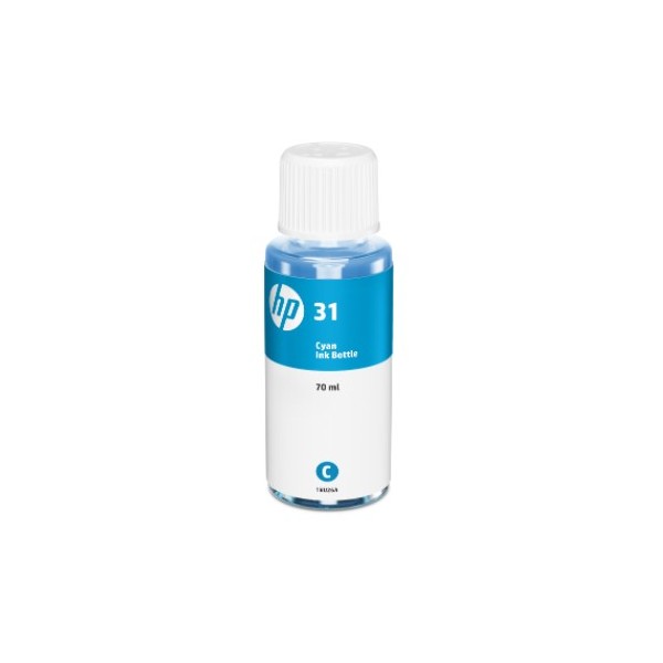 Botella De Tinta Hp 31 Ciano Original Botella De Tinta Hp 31 Ciano Original