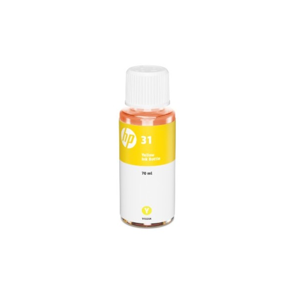 Botella De Tinta Hp 31 Amarelo Original Botella De Tinta Hp 31 Amarelo Original