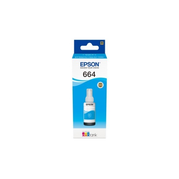 Botella De Tinta Epson T6642 Ciano Original Botella De Tinta Epson T6642 Ciano Original