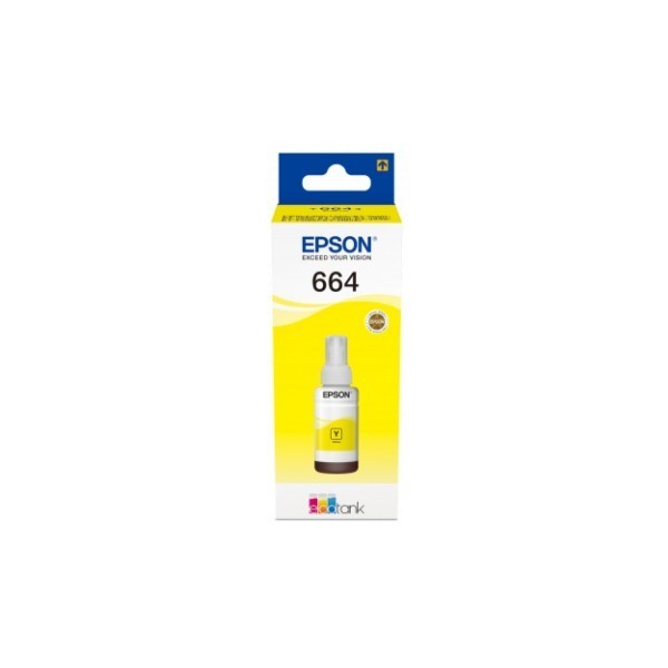 Botella De Tinta Epson T6644 Amarelo Original Botella De Tinta Epson T6644 Amarelo Original