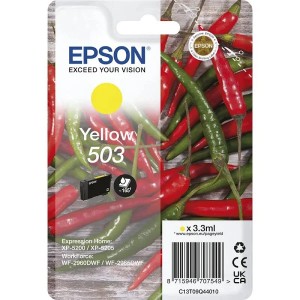 Tinteiro Epson 503 Amarelo Original PERTENENCIENTE A LA REFERENCIA Tinteiros Epson 503 / 503XL