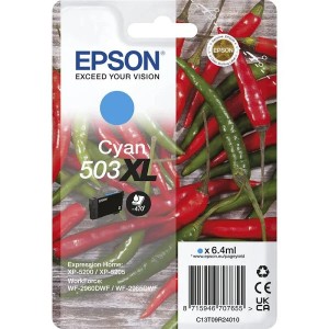 Tinteiro Epson 503xl Ciano Original PERTENENCIENTE A LA REFERENCIA Tinteiros Epson 503 / 503XL