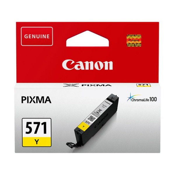 Canon Cli571 Amarelo Original - Tinta 0388c001 (7 Ml.) Canon Cli571 Amarelo Original - Tinta 0388c001 (7 Ml.)
