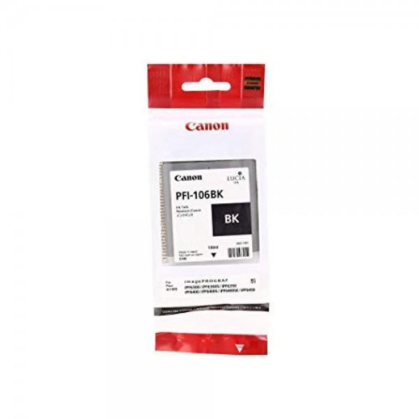 Canon Pfi106 Preto Original - Tinta Pfi106bk/6621b001 (130 Ml.) Canon Pfi106 Preto Original - Tinta Pfi106bk/6621b001 (130 Ml.)