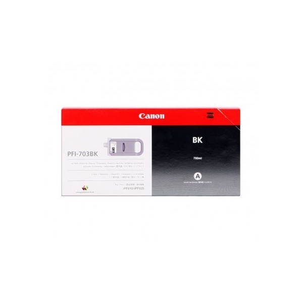 Canon Pfi703 Preto Original - Tinta 2963b001 (700 Ml.) Canon Pfi703 Preto Original - Tinta 2963b001 (700 Ml.)