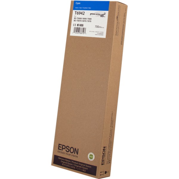 Epson T6942 Ciano Original - Tinta C13t694200 (700 Ml.) Epson T6942 Ciano Original - Tinta C13t694200 (700 Ml.)