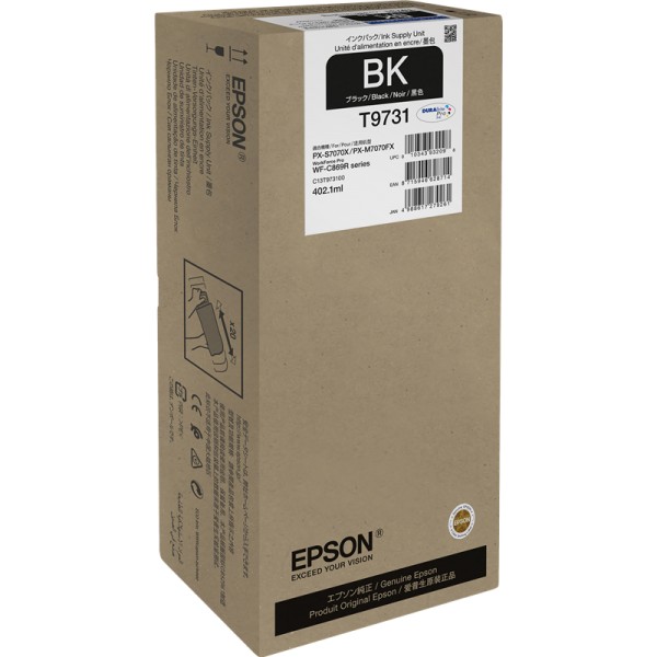 Epson T9731 Preto Original - Tinta C13t973100 (22.500 Pág.) Epson T9731 Preto Original - Tinta C13t973100 (22.500 Pág.)