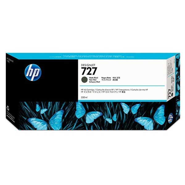 Hp 727 Preto Mate Original - Tinta C1q12a (300 Ml.) Hp 727 Preto Mate Original - Tinta C1q12a (300 Ml.)