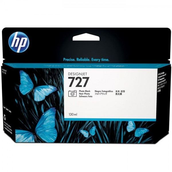 Hp 727 Preto Photo Original - Tinta B3p23a (130 Ml.) Hp 727 Preto Photo Original - Tinta B3p23a (130 Ml.)