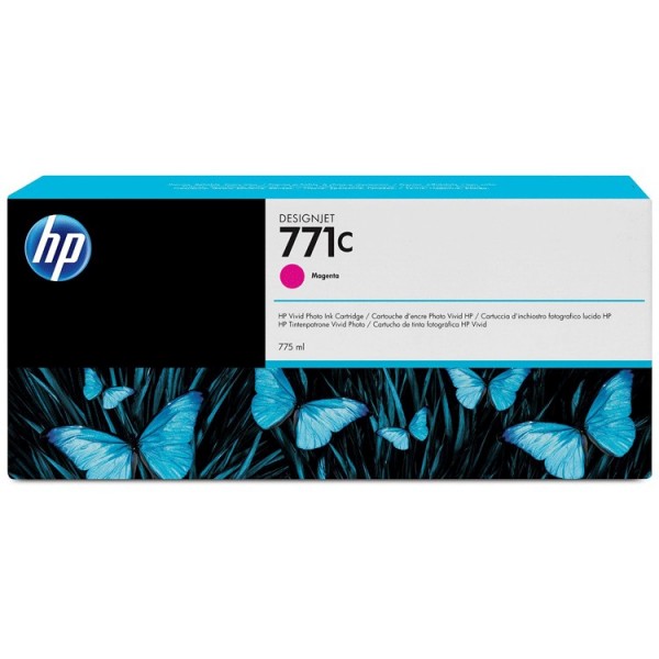 Hp 771c Magenta Original - Tinta B6y09a (775 Ml.) Hp 771c Magenta Original - Tinta B6y09a (775 Ml.)