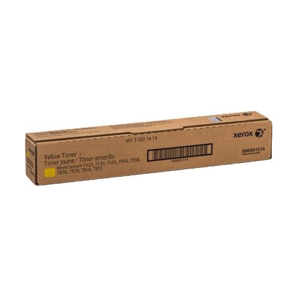 Xerox Workcentre 7525/7535/7545/7830 Amarelo Original - Toner 006r01514 (15.000 Pág.) Xerox Workcentre 7525/7535/7545/7830 Amarelo Original - Toner 006r01514 (15.000 Pág.)