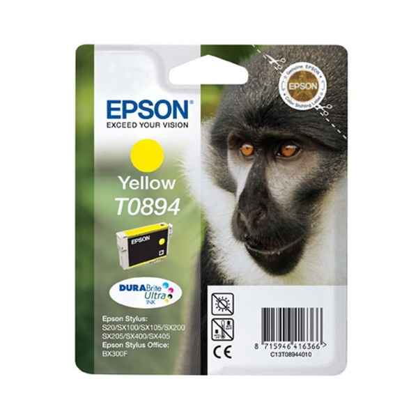Epson T0894 amarelo, tinteiro original (C13T08944011) Epson T0894 amarelo, tinteiro original (C13T08944011)