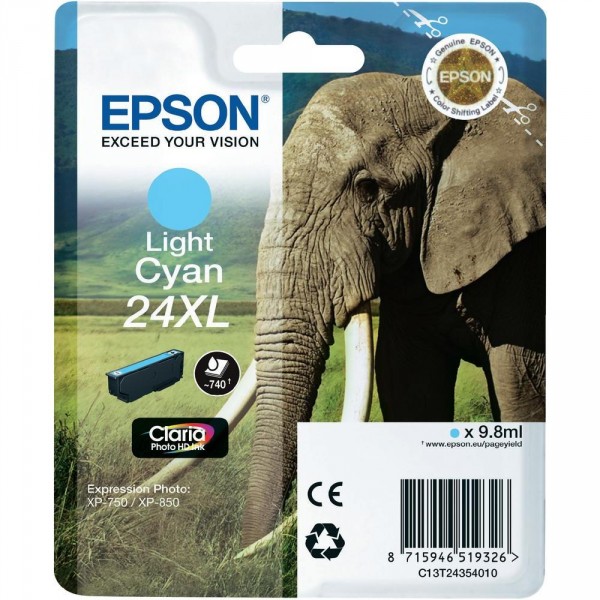 Epson T2435 ciano claro, tinteiro original (C13T24354010) Epson T2435 ciano claro, tinteiro original (C13T24354010)