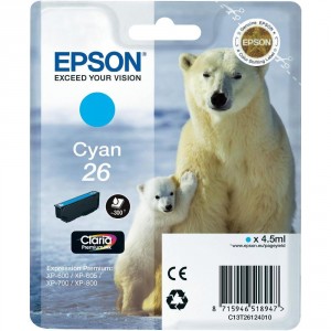  PERTENENCIENTE A LA REFERENCIA Epson 26XL Tinteiros