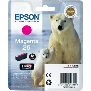  PERTENENCIENTE A LA REFERENCIA Epson 26XL Tinteiros