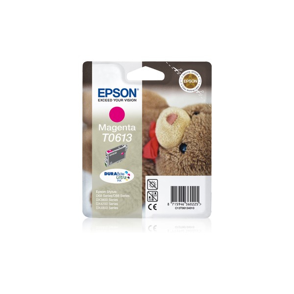 Epson T0613 magenta, tinteiro original (C13T06134010) Epson T0613 magenta, tinteiro original (C13T06134010)