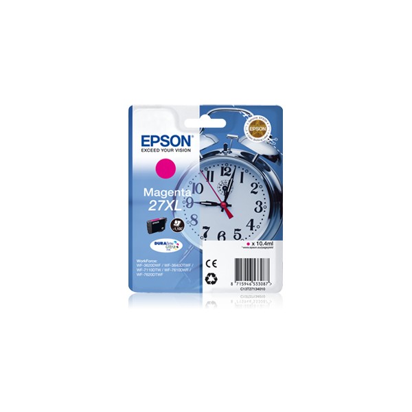 Epson 27XL Magenta. T2713 Tinteiro original Epson 27XL Magenta. T2713 Tinteiro original