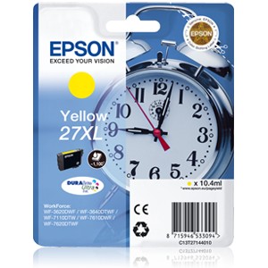 Epson 27XL Amarillo. T2714 Cartucho de tinta original PARA LA IMPRESORA Epson WorkForce WF-7715DWF Tinteiros