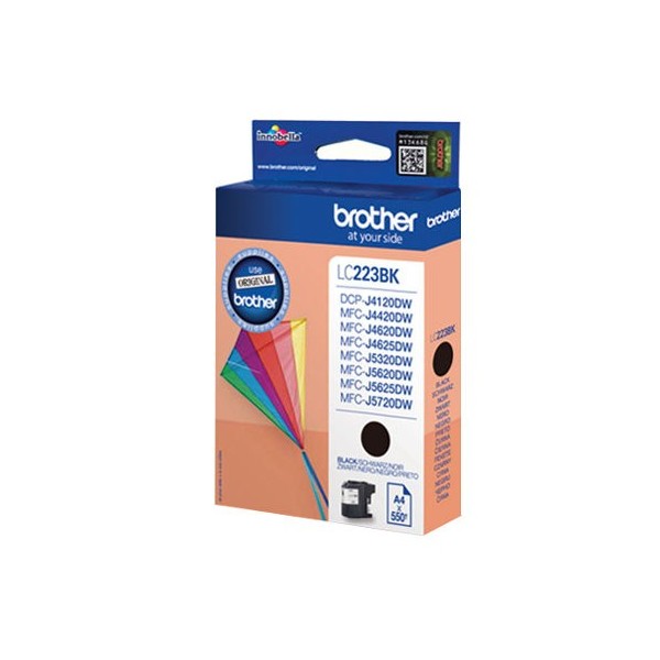 Brother LC223 preto tinteiro original Brother LC223 preto tinteiro original