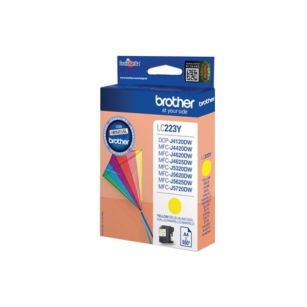 Brother LC223 amarelo tinteiro original Brother LC223 amarelo tinteiro original