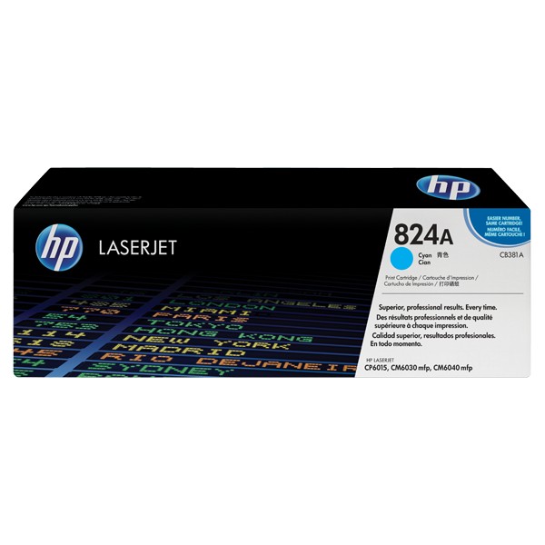 Toner HP 824A - CB381A Ciano original 21000 páginas Toner HP 824A - CB381A Ciano original 21000 páginas