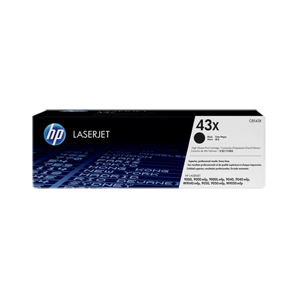 Toner HP 43X - C8543X Preto original de alta capacidad 30000 páginas Toner HP 43X - C8543X Preto original de alta capacidad 30000 páginas