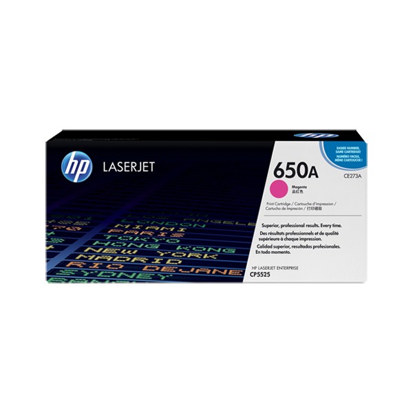 Toner HP 650A - CE273A Magenta original 15000 páginas Toner HP 650A - CE273A Magenta original 15000 páginas