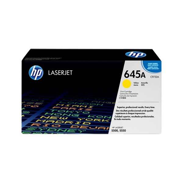 Toner HP 645A - C9732A Amarelo original 12000 páginas Toner HP 645A - C9732A Amarelo original 12000 páginas