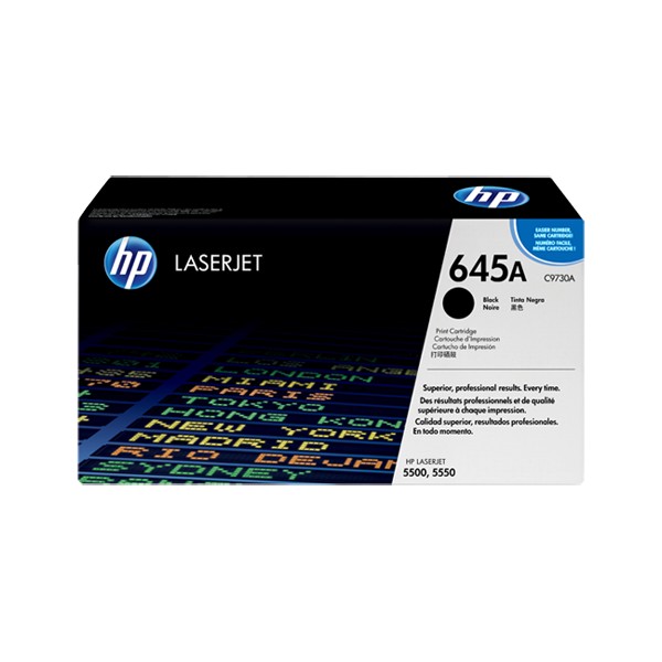 Toner HP 645A - C9730A Preto original 13000 páginas Toner HP 645A - C9730A Preto original 13000 páginas