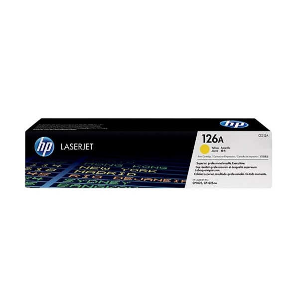 Toner HP 126A - CE312A Amarelo original 1000 páginas Toner HP 126A - CE312A Amarelo original 1000 páginas
